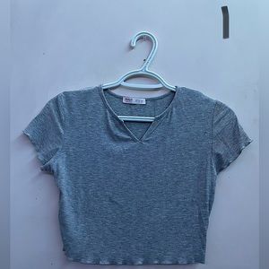 6 Cropped Ribbed T-Shirts Bundle!